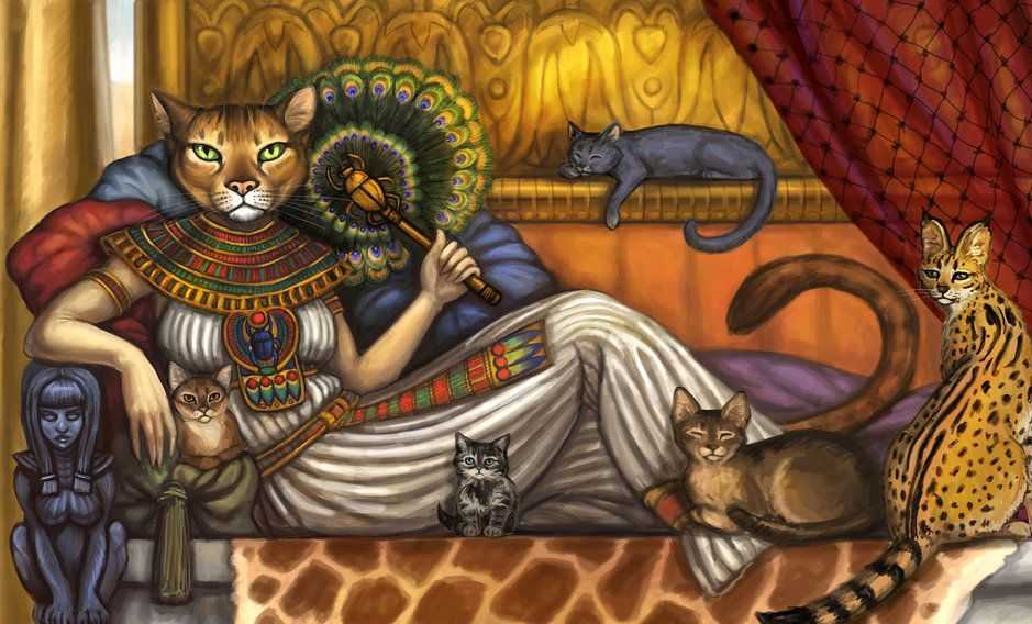 Кошки в древнем египте