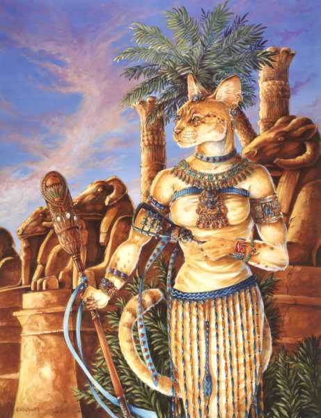 Что означает египетская богиня с головой кошки. кошка