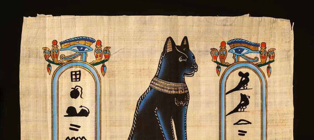 Кошка — священное животное древнего египта, богиня кошек носила имя баст