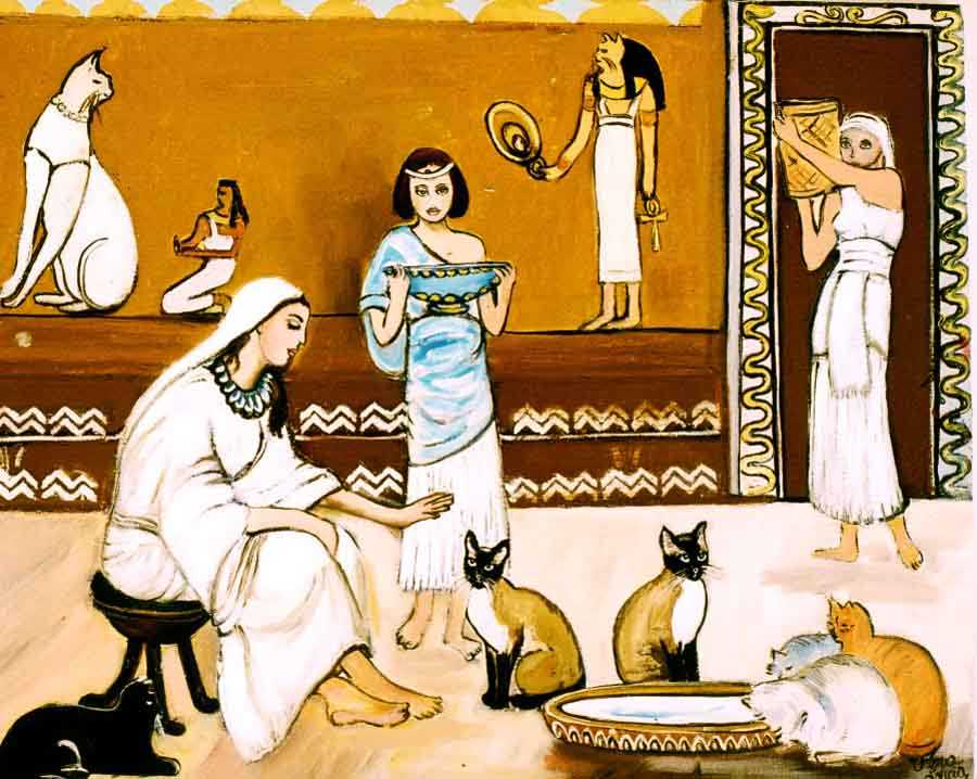 Египетская кошка мау — легенда происхождения, описание породы, повадки