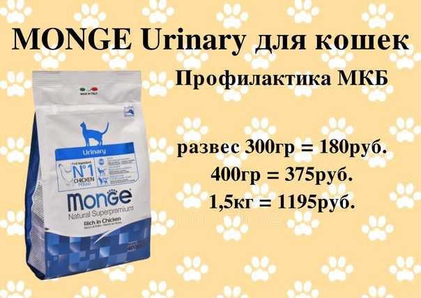 Корм уринари (urinary) для кошек