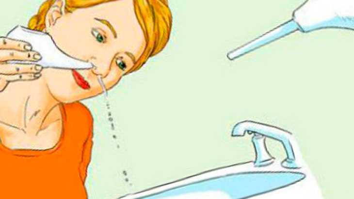Как правильно промыть нос шприцом взрослому