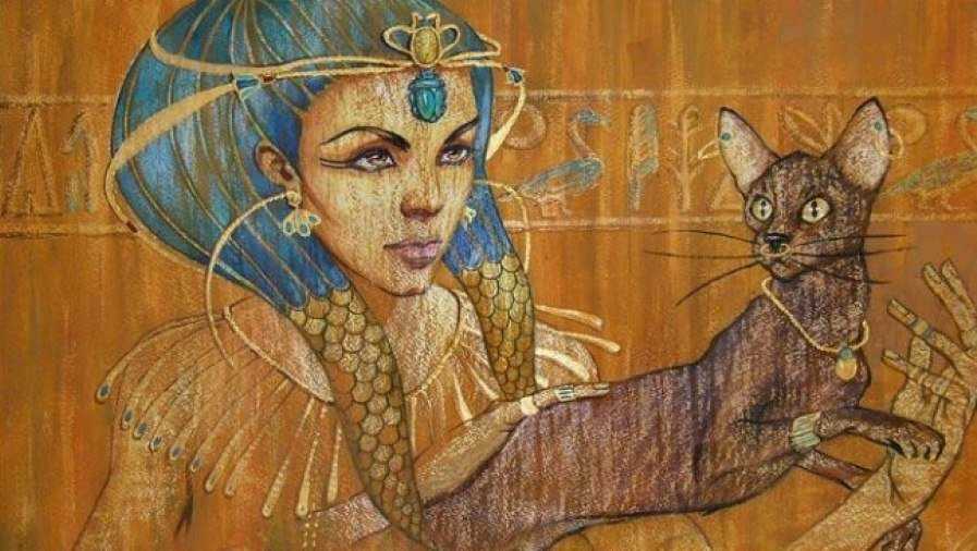Что сделало кошек священными в древнем египте?